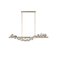 CASSANDRA Crystal Ball Chandelier Light for Leisure Area, Living Room & Dining - Modern Style