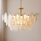 Esme Glass Chandelier for Bedroom - French Retro Style