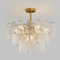 Fleur Glass Chandelier Lamp for Bedroom & Dining Room - Modern Style