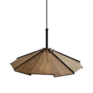 TSUBASA Wooden Pendant Light for Study, Living Room & Dining Room - Japanese Style