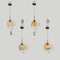CARSON Glass Pendant Light for Study, Living Room & Dining - Nordic Style