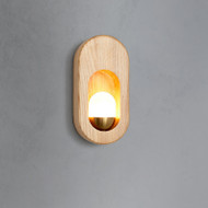 HINA Wooden Wall Light for Leisure Area, Living Room & Dining - Japanese Style