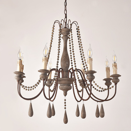 ARYA Iron Chandelier for Living Room, Bedroom & Dining - American Style