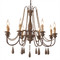 ARYA Iron Chandelier for Living Room, Bedroom & Dining - American Style