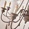 ARYA Iron Chandelier for Living Room, Bedroom & Dining - American Style