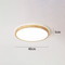 GOMER Dimmable Wood Ceiling Light for Study, Living Room & Bedroom - Modern Style