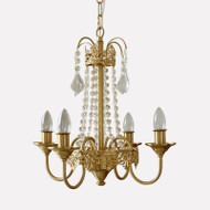 ESMERALDA Crystal Chandelier Light for Living Room, Bedroom & Dining - American Style