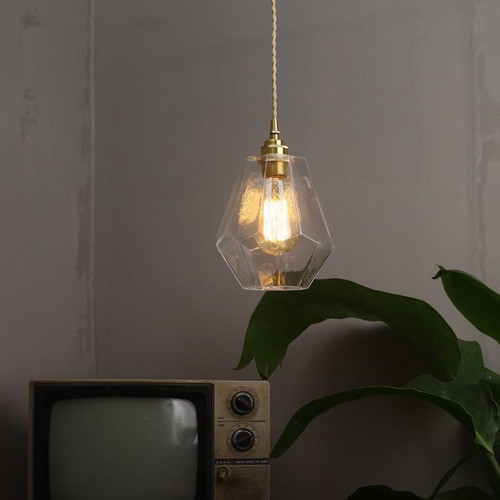 BILJANA Glass Pendant Light for Living Room, Bedroom & Dining - Nordic Style