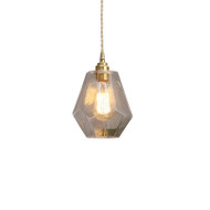 BILJANA Brass Pendant Light for Living Room, Bedroom & Dining - Nordic Style