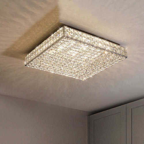 CELINE Crystal Ceiling Light for Study, Living Room & Bedroom - European Style