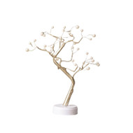 AMBROSE Plastic Table Lamp for Study, Living Room & Dining - Modern Style