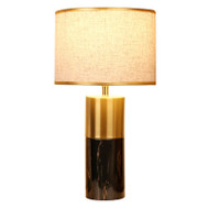 BURKE Fabric Table Lamp for Study, Living Room & Bedroom - Modern Style