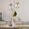 ETTA Metallic Pendant Light for Study, Living Room & Dining - French Style