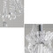 GENEVIEVE Crystal Chandelier Light for Living Room, Bedroom & Dining - European Style