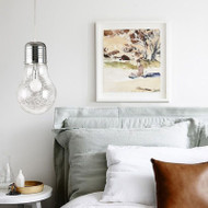EDISON Glass Pendant Light for Living Room, Bedroom & Dining - Modern Style