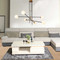 FAE Metallic Chandelier Light for Study, Living Room & Dining - American Style 