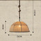 DAVEY Flax Pendant Light for Living Room, Bedroom & Dining - American Style
