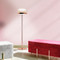 ARTEMIS Glass Metallic Floor Lamp for Study, Bedroom, Living Room - Modern Style