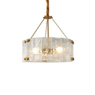 MAJORIE Glass Chandelier Light for Bedroom, Living Room & Study - Modern Style