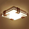 JING Wooden Dimmable Ceiling Light for Bedroom, Living Room & Study - New Chinese Style