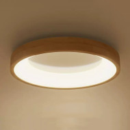 KIRK Dimmable Wooden Ceiling Light for Bedroom, Living Room & Dining - Modern Style