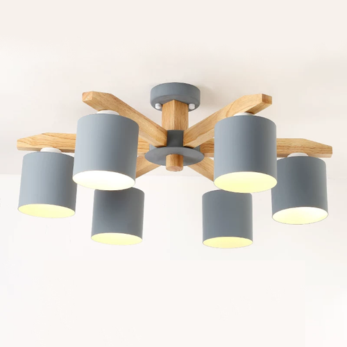 HELGA Metallic Chandelier Light for Study, Living Room & Dining - Modern Style