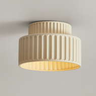 NOBU Resin Ceiling Light for Living Room, Dining Room & Aisle - Cream Style