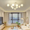 HARRIET Glass Chandelier Light for Living Room & Dining Room - Scandinavian Style