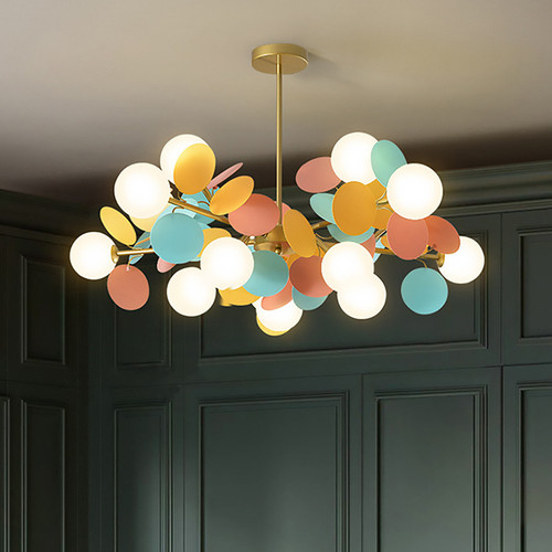 GRACIE Acrylic Chandelier Light for Living Room, Dining Room & Bedroom - Scandinavian Style