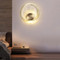 AMARA Crystal and Copper Wall Light for Bedroom, Study & Living Room - Modern Style