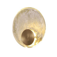 AMARA Crystal and Brass Wall Light for Bedroom, Study & Living Room - Modern Style