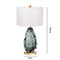 ABEL Metal Table Lamp for Study, Living Room & Bedroom - Post-modern Style