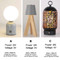PIERA Iron Night Light Table Lamp for Living Room & Bedroom - Modern Style