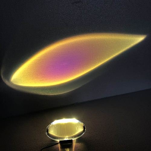 AURORA Crystal Projector Light for Study, Living Room & Bedroom - Modern Style