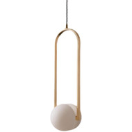 ALTUS Glass Pendant Light for Bedroom, Living Room & Dining Room - Nordic Style