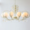 JACQUARD Glass Chandelier Light for Dining Room, Bedroom & Living Room - French Style