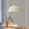 KITSUNE Metal Pendant Light for Bedroom, Living Room & Dining Room - Cream Style