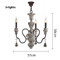 AUGUSTUS Iron Chandelier for Dining Room, Bedroom & Living Room - Vintage Style