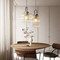 AMIS Glass Pendant Light for Bedroom, Living Room & Dining Room - Industrial Style