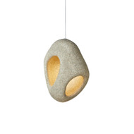 ZINNIA Polystyrene Pendant Light for Bedroom & Living Room - Wabi-sabi Style