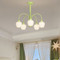 PERCY Iron LED Chandelier Light for Living Room, Study & Bedroom - French Style