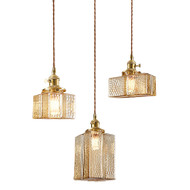 LORE Glass Pendant Light for Bedroom, Dining & Living Room - Modern Style