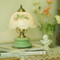 MARGUERITE Glass Table Lamp for Study & Bedroom - Vintage Style