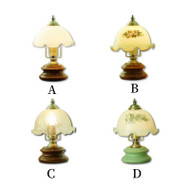 MARGUERITE Glass Table Lamp for Study & Bedroom - Vintage Style