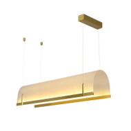 ALEXIS Acrylic Pendant Light for Dining Room & Kitchen Island - Modern Style