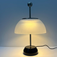 WALTER Glass Table Lamp for Bedroom, Study & Living Room - Bauhaus Style