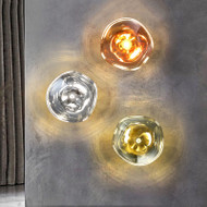 DEWELL Glass Wall Light for Bedroom & Living Room - Modern Style