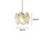 EIRA Glass Pendant Light for Bedroom & Dining Room - French Style
