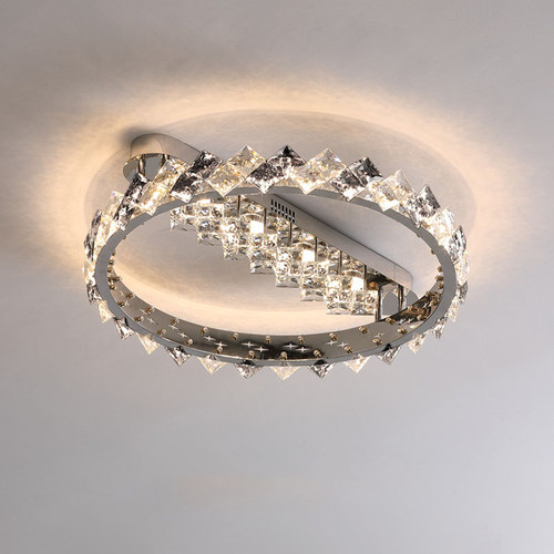 BESSE Crystal Ceiling Light for Bedroom & Living Room - Modern Style