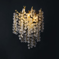 MERLOT K9 Crystal Wall Light for Bedroom, Living Room & Corridor - Modern Style